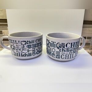 1970’s vintage chili soup mugs